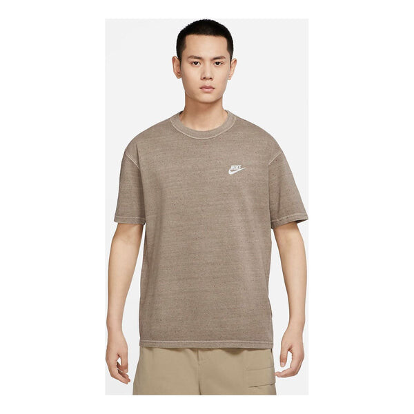 Футболка Nike Sportswear T-Shirt 'brown', коричневый — фото 3