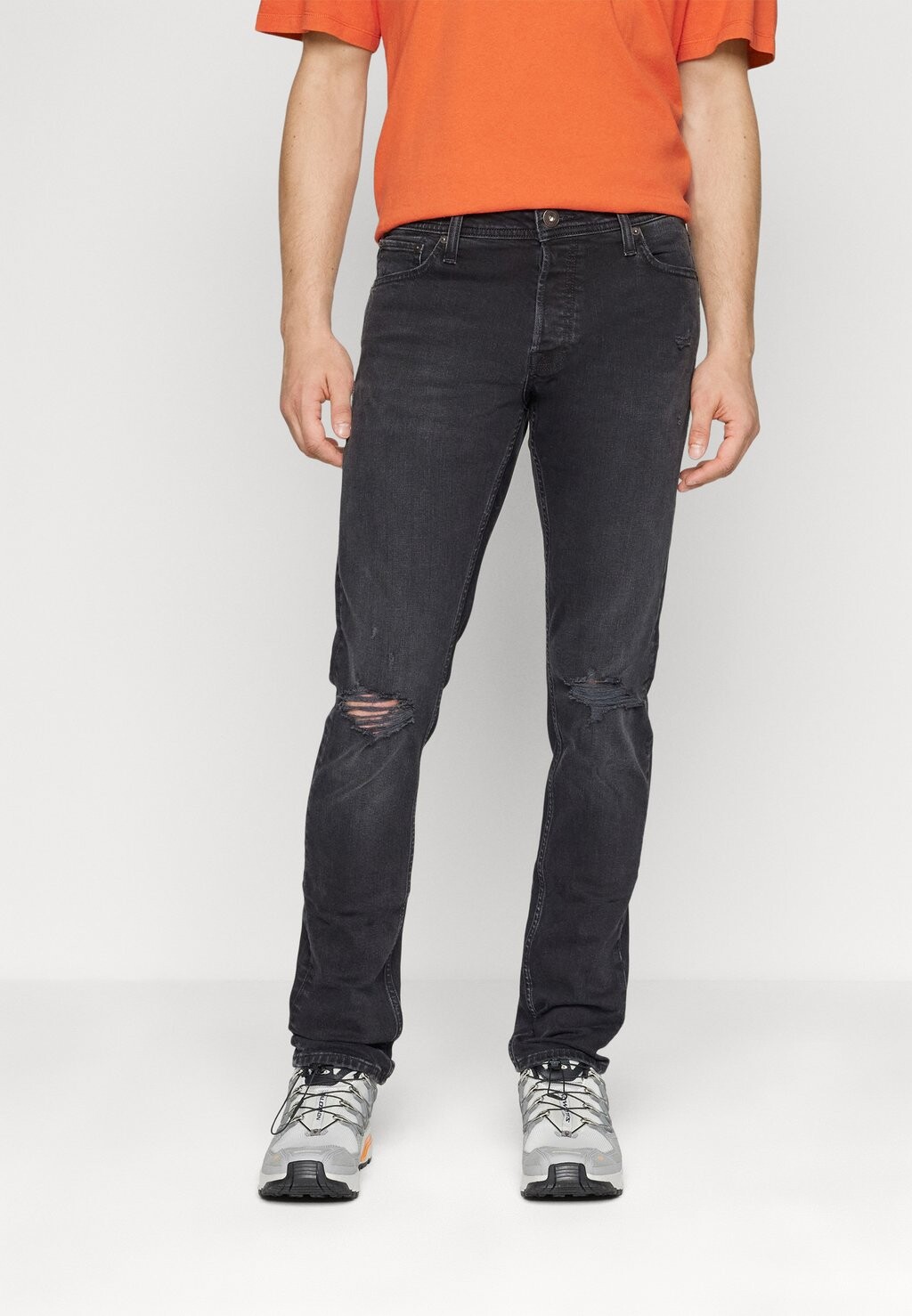 

Джинсы приталенного кроя Jjiglenn Jjoriginal Jack & Jones, цвет black denim