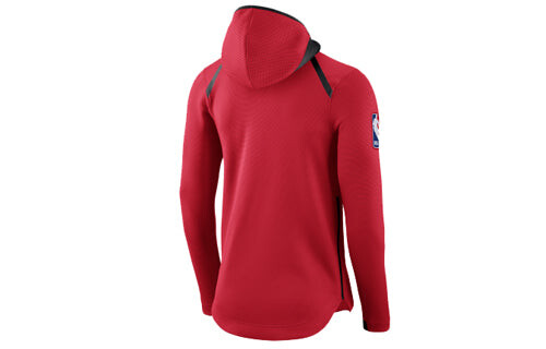 Толстовка Men's Nike Therma Flex Showtime NBA Chicago Bulls Jacket Red, красный — фото 2
