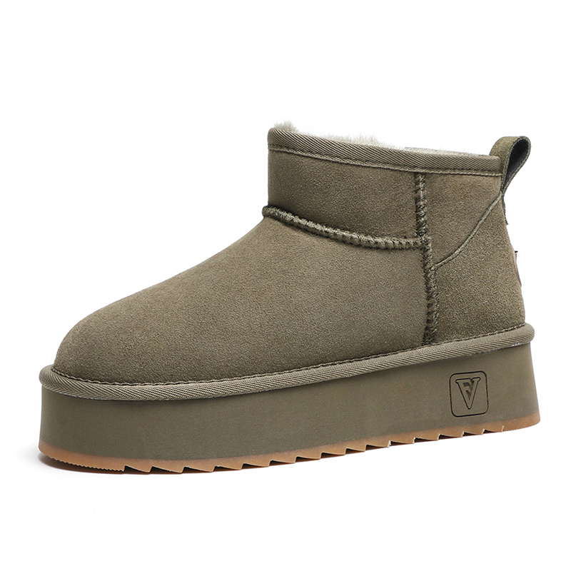 Зимние ботинки женские O.L, Khaki