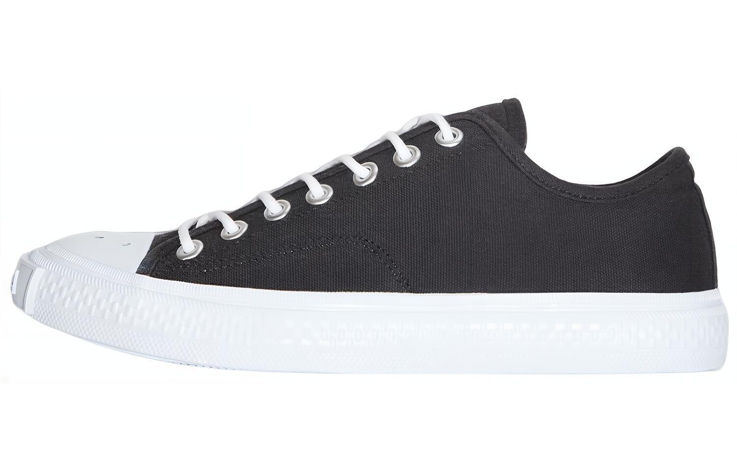 Холщовые кеды женские низкие черный Acne Studios