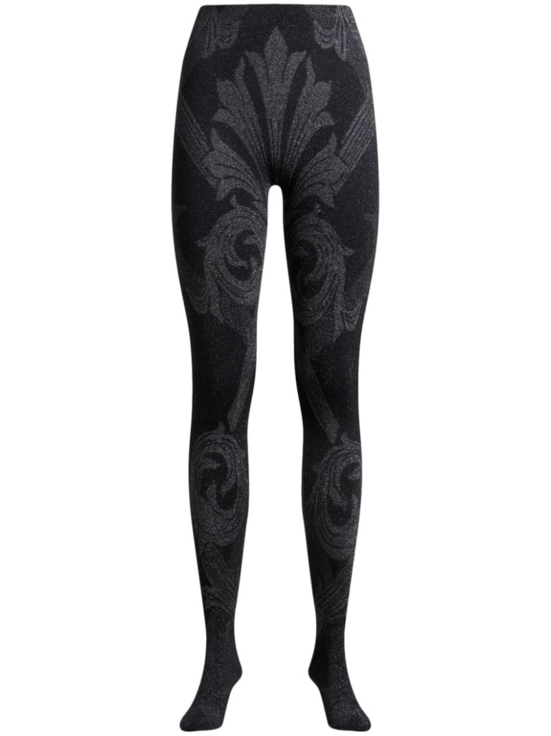 

ETRO колготки с эффектом металлик из коллаборации с Wolford, черный