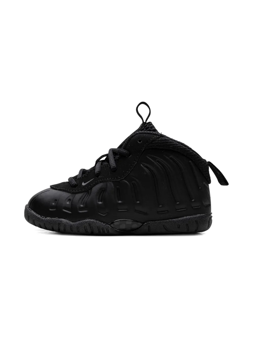 Кроссовки Air Foamposite One Black/Anthracite Nike Kids, черный — фото 3
