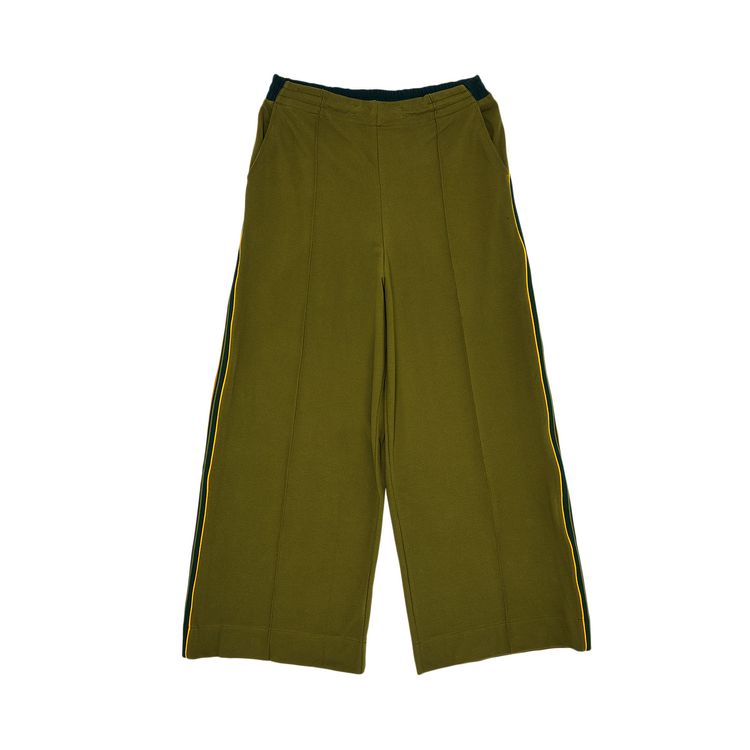 

Брюки Nicholas Daley Wide Leg Track Pant 'Army Green', зеленый