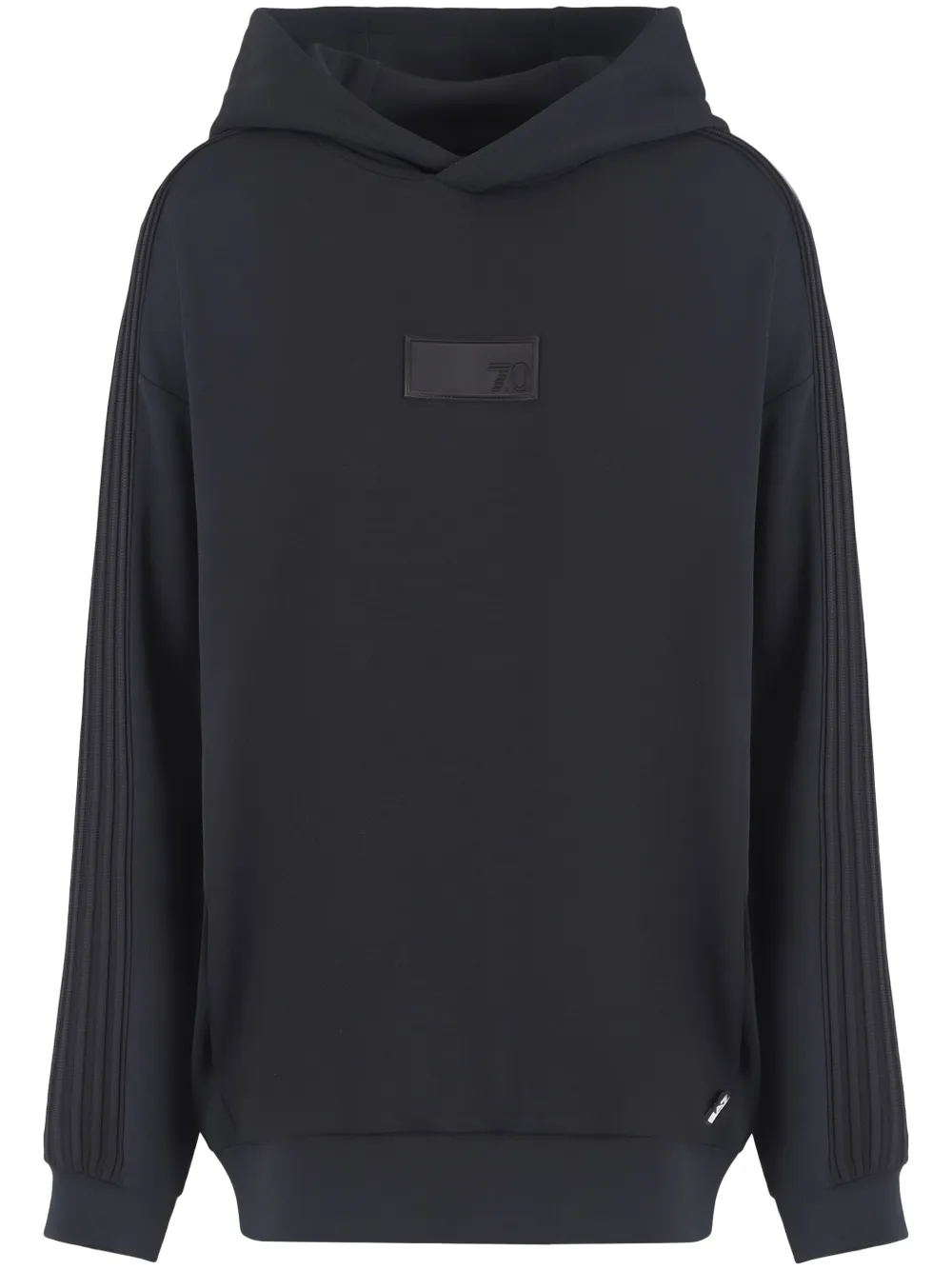 

Худи с логотипом Ea7 Emporio Armani, черный