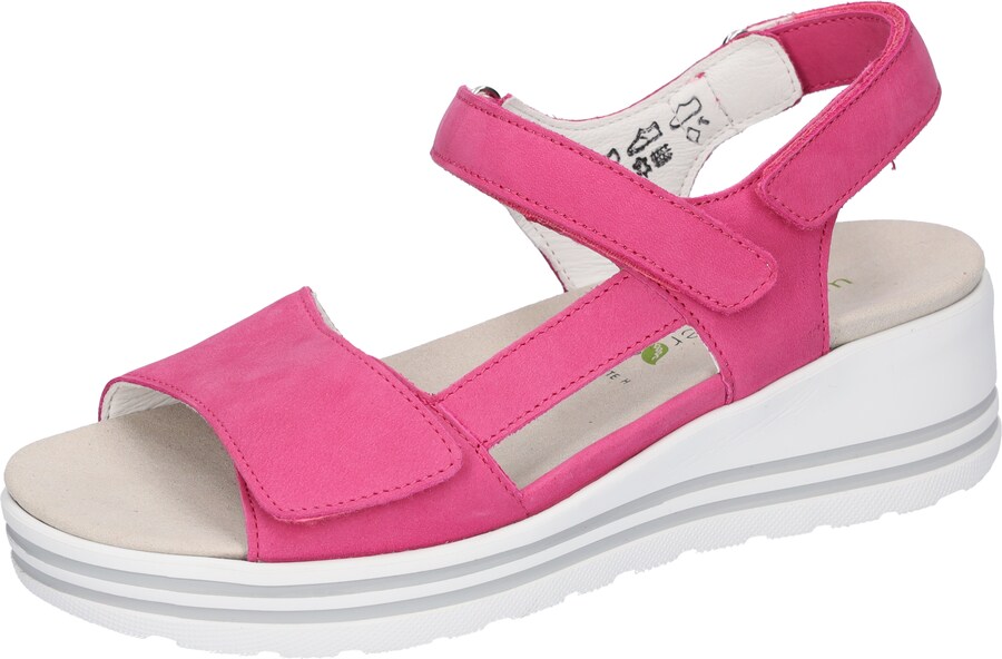 Босоножки на ремешках WALDLÄUFER, цвет Fuchsia