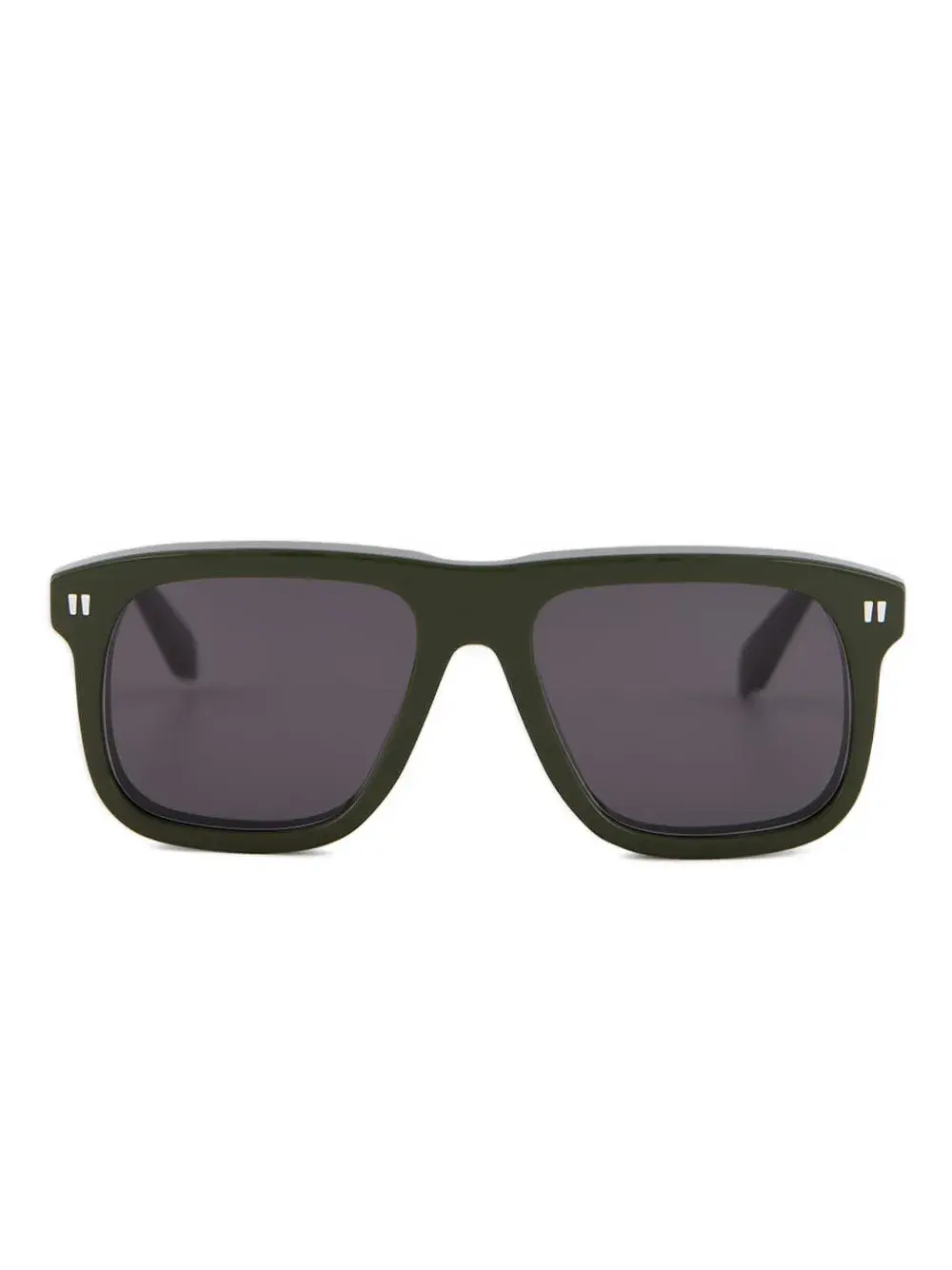 

Солнцезащитные очки прямоугольной формы Clearwater Off-White, зеленый