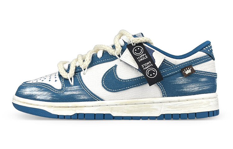 

Кроссовки Nike Dunk Skateboard Shoes Men Low-Top White Blue
