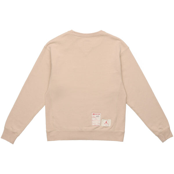 Толстовка Air Jordan x union Crossover Logo Solid Color Sleeve Sports Round Neck Asia Edition Khaki, хаки — фото 2