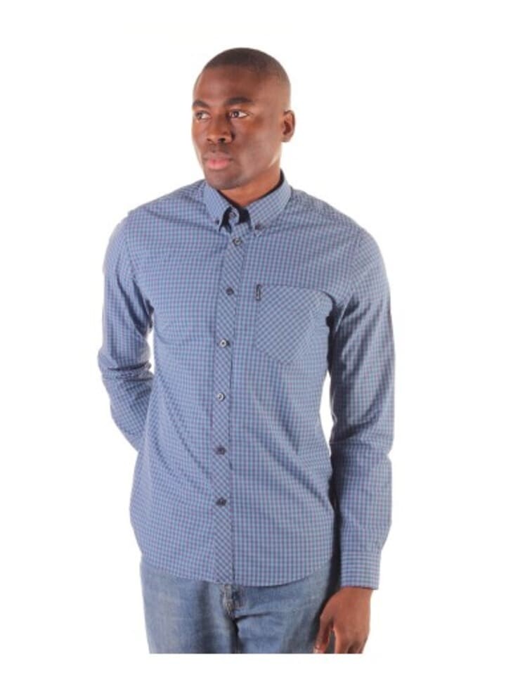 

Рубашка Ben Sherman Hemd, синий