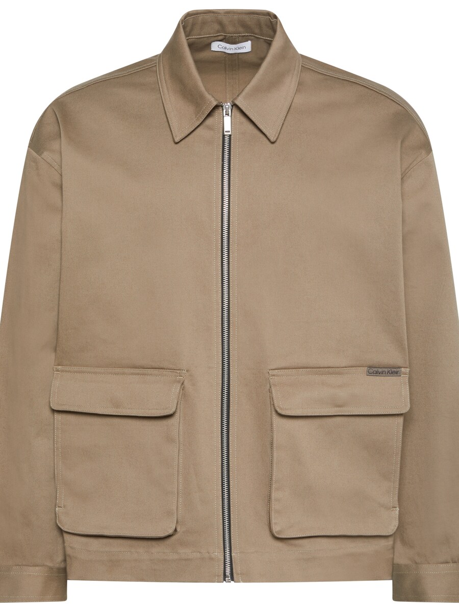 

Куртка межсезонная Calvin Klein Jeans, серо-коричневый