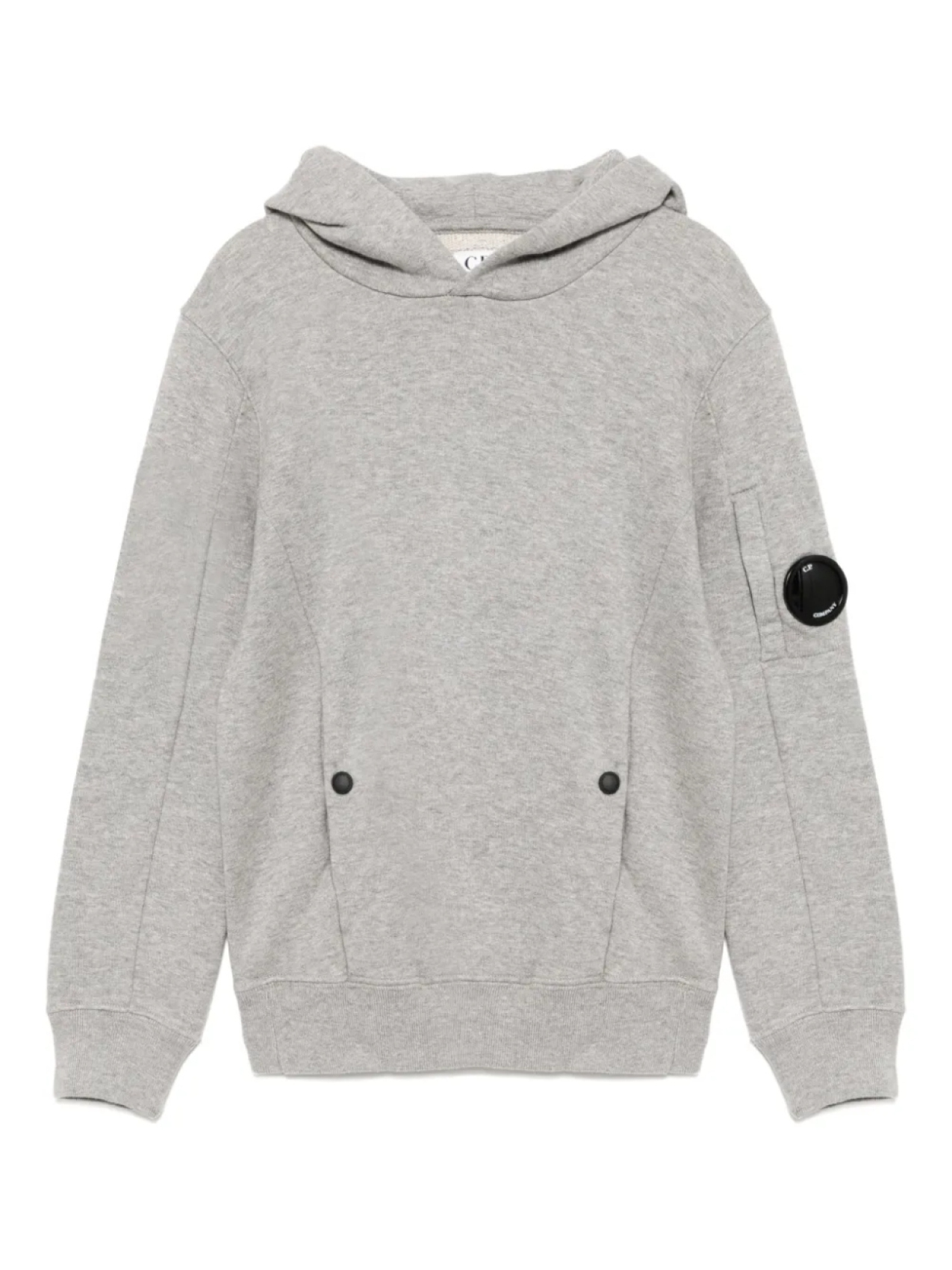 

C.P. Company Kids худи с декором Lens, серый