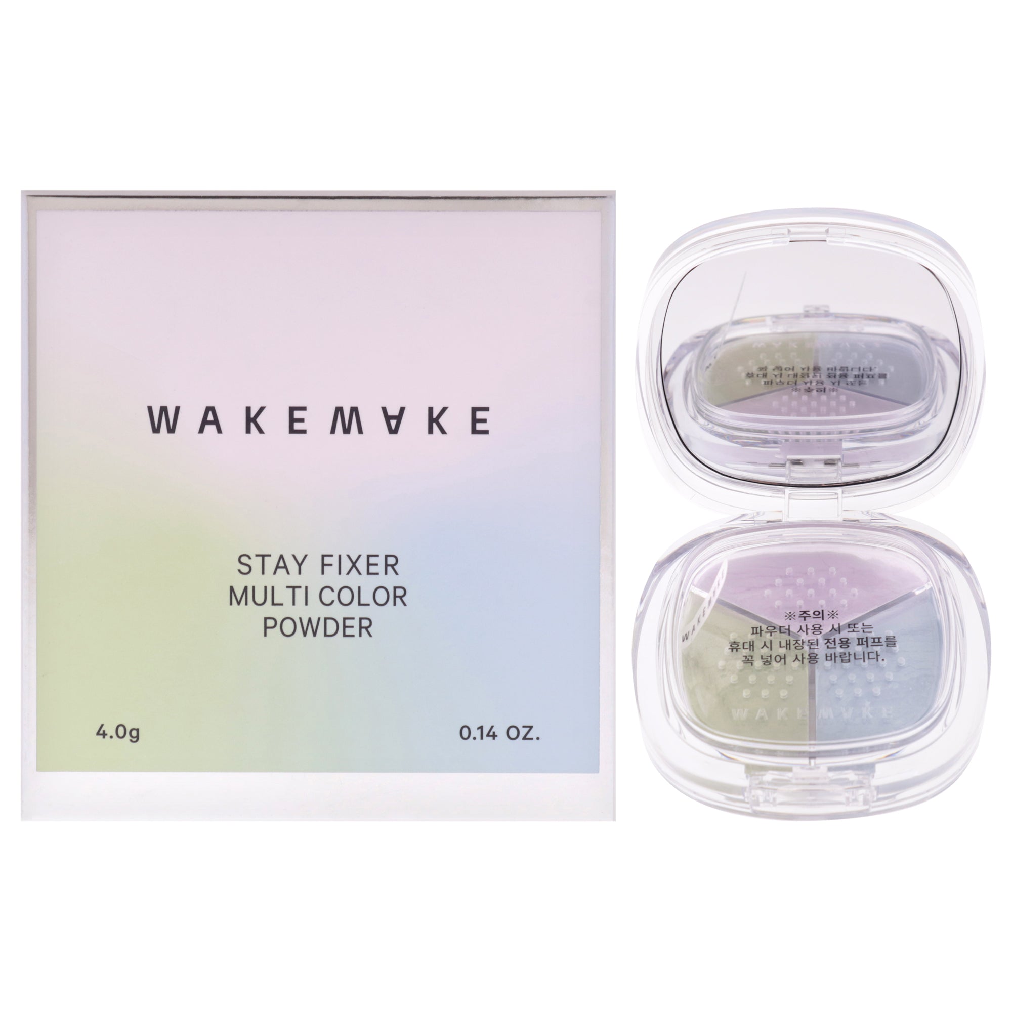 

Пудра Stay Fixer Multi Color Powder - 01 Pale Clear от Wakemake для женщин - 0,14 унции
