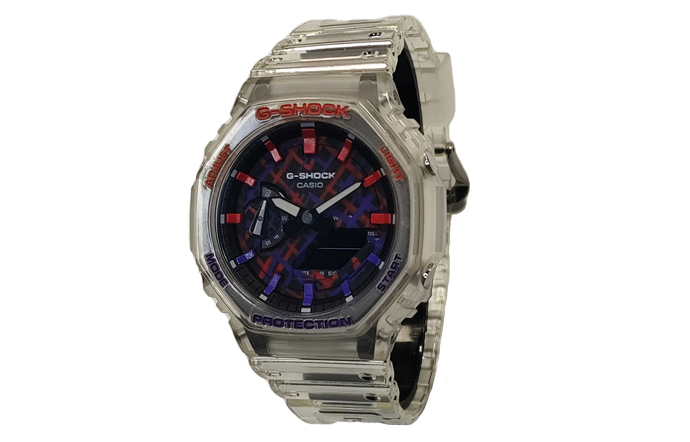 

Мужские часы CASIO Liquid Crystal/Analog Dual Display Series Red