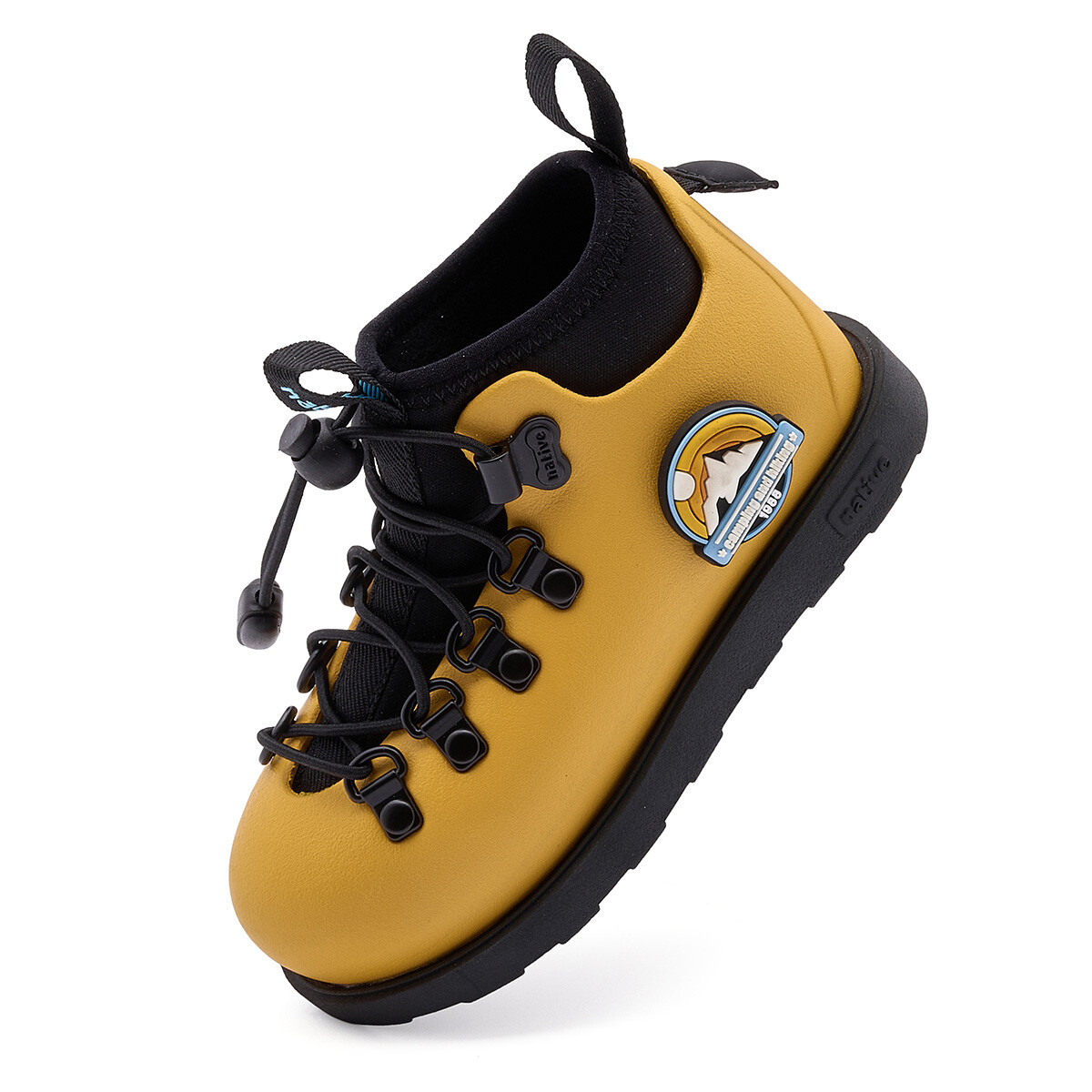 Fitzsimmons Kids Boots Kids Желтый | Значок Mountain Peak | Черный Native Shoes, желтый — фото 4
