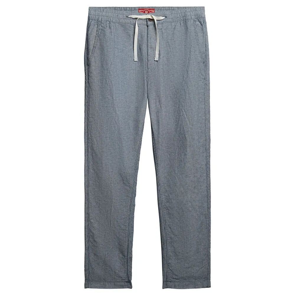 

Брюки Superdry Merchant Linen, серый