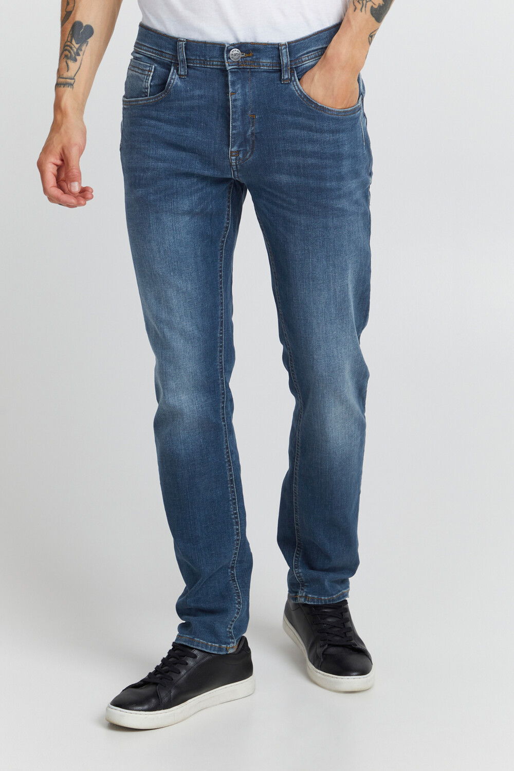 

Джинсы BLEND Slim Fit Basic Denim Hose Stoned Washed TWISTER FIT, синий