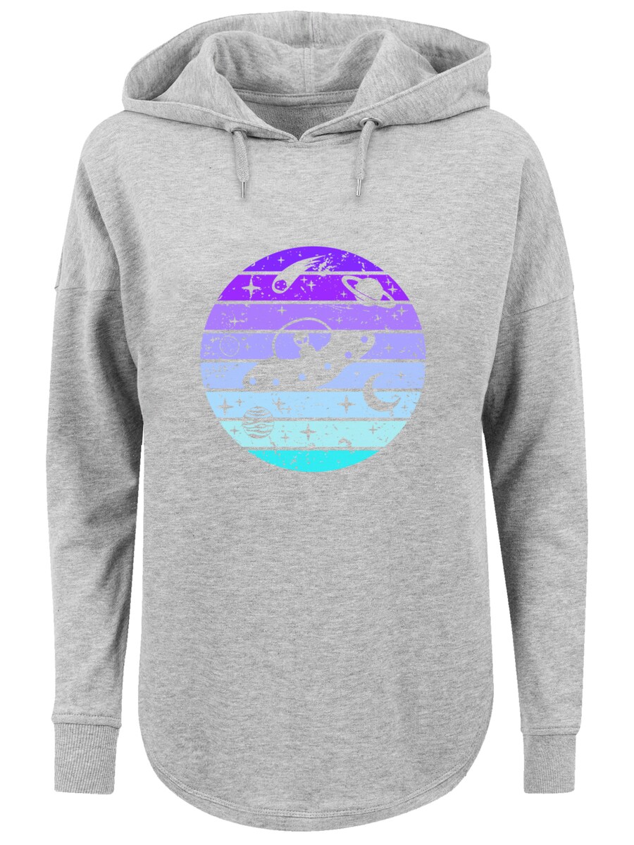 

Толстовка F4NT4STIC Retro Alien Weltraum Sonnenuntergang, mottled grey