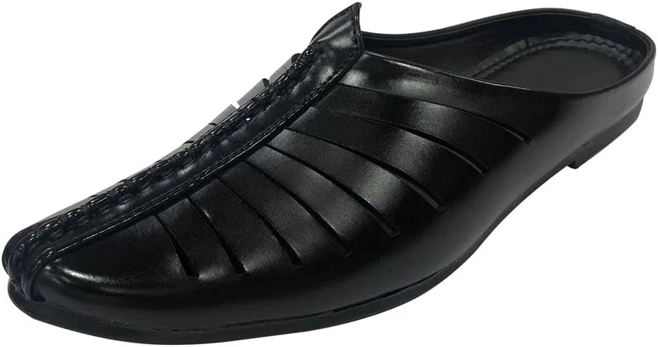 Мокасины мужские, Shoe Bazar, Punjabi Jutti, черный