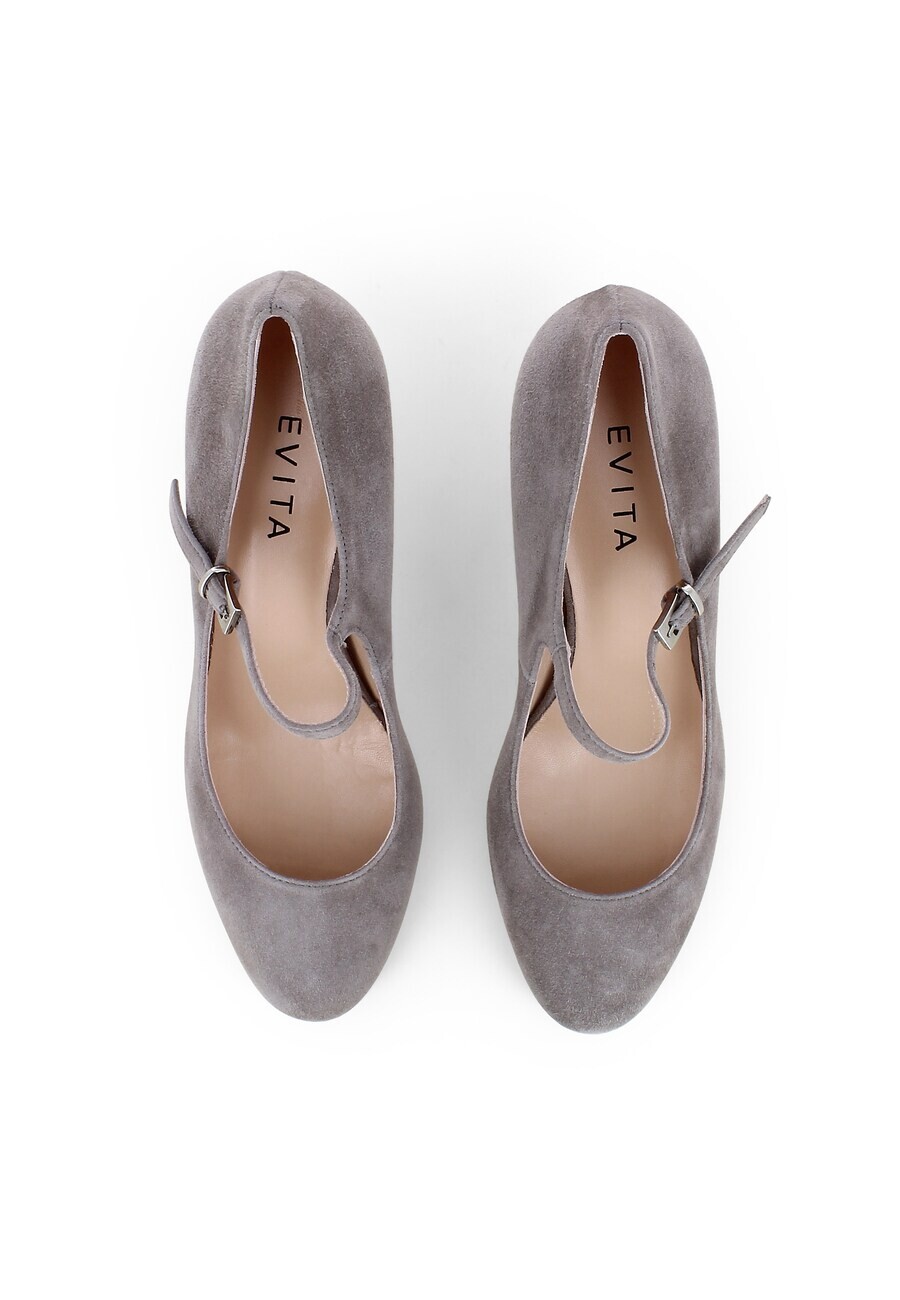 Туфли на высоком каблуке EVITA Pumps Bianca, серо-коричневый — фото 3