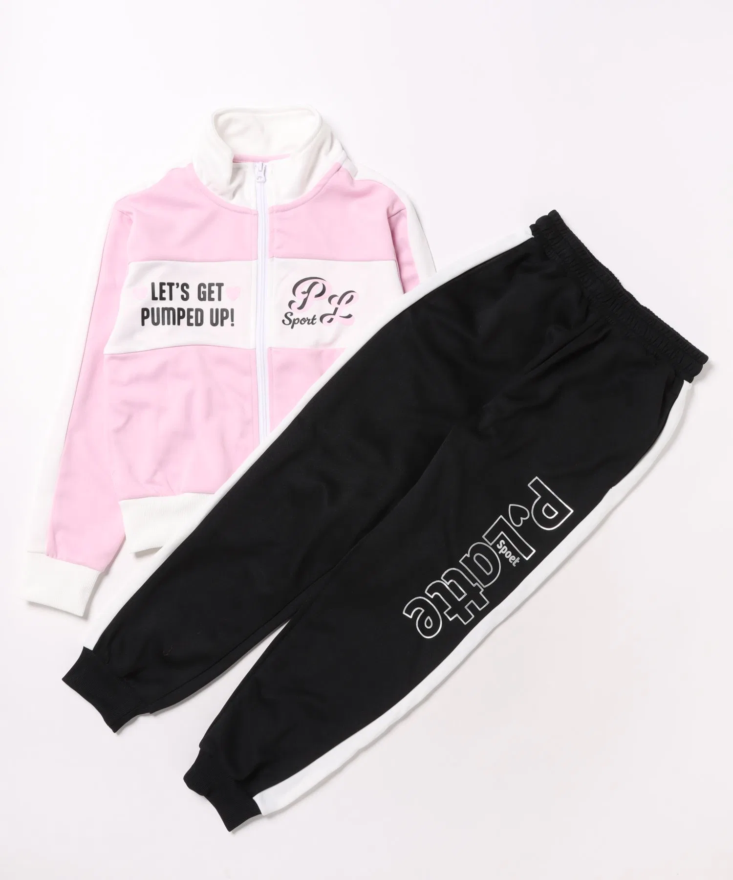 Спортивный школьный спортивный костюм с принтом PINK-latte