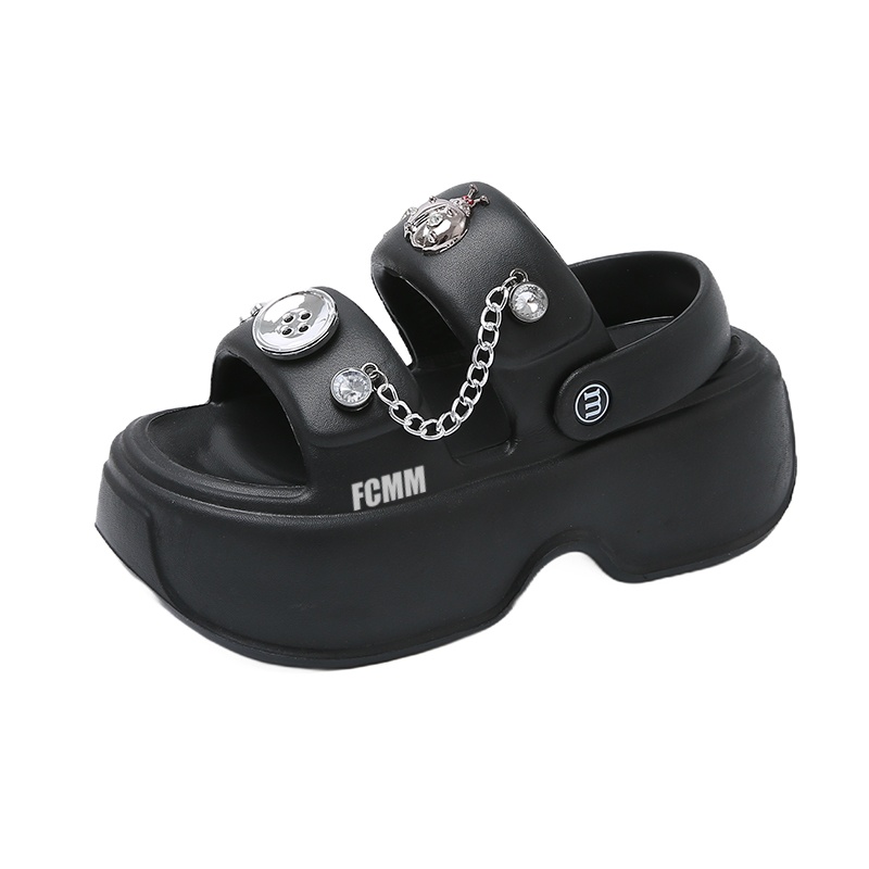 

Дышащие детские сандалии для подростков FCMM, черный