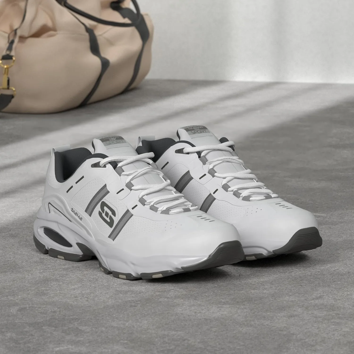 Мужские кроссовки Skechers Equalizer Deal Maker, белый — фото 2