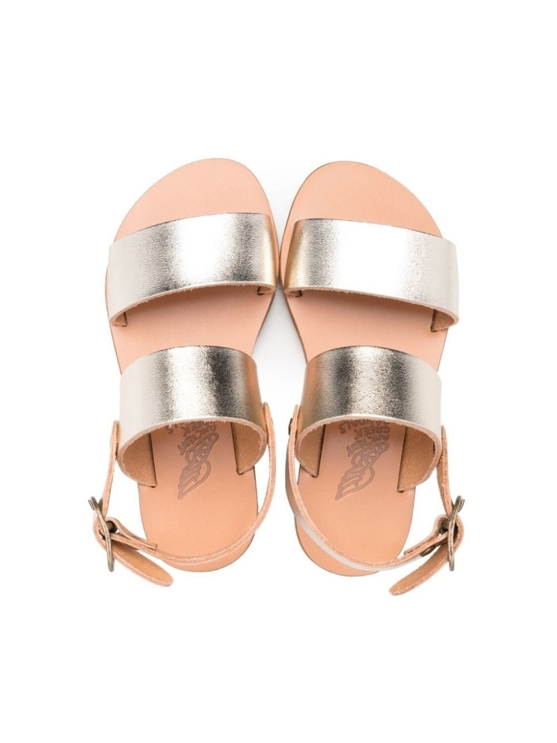 Ancient Greek Sandals сандалии Clio с открытым носком, золотистый — фото 3
