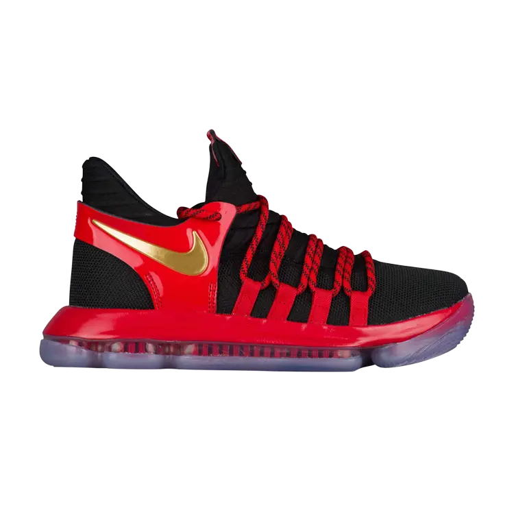 

Кроссовки Nike Zoom KD 10 LE GS 'Bred', красный