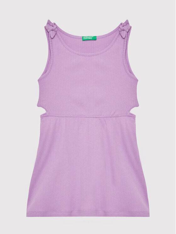 

Летнее платье стандартного кроя United Colors Of Benetton, фиолетовый