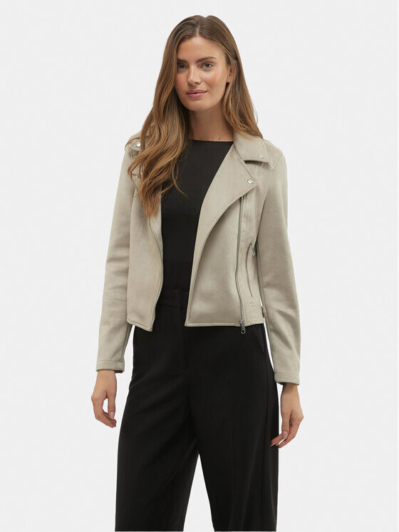 

Куртка из искусственной кожи, стандартного кроя Vero Moda, серый