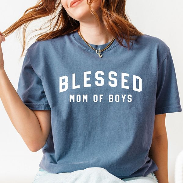 

Футболка Blessed Mom of Boys Simply Sage Market, Blue Jean, Зеленый, Футболка Blessed Mom of Boys Simply Sage Market, Blue Jean