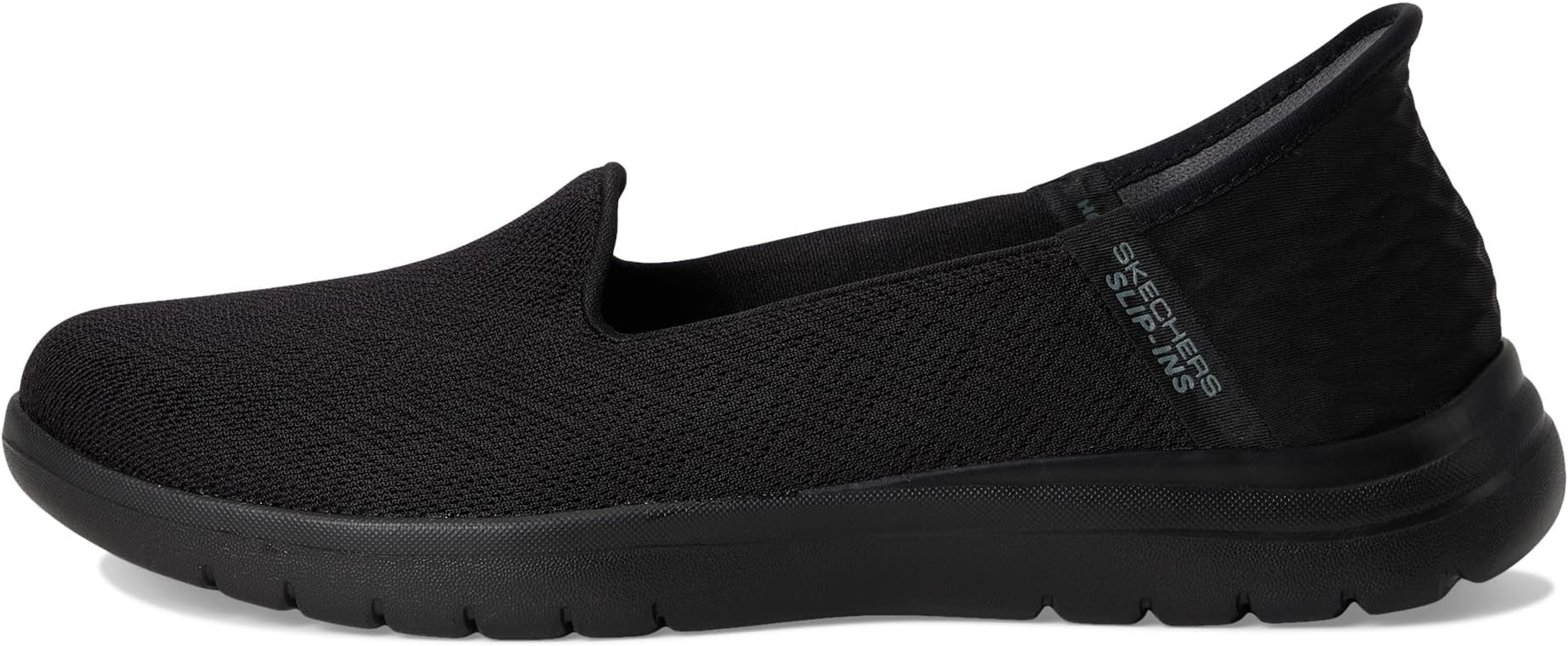 Кроссовки SKECHERS On-The-Go Flex - Astonish Hands Free Slip-Ins, Black/Black — фото 4