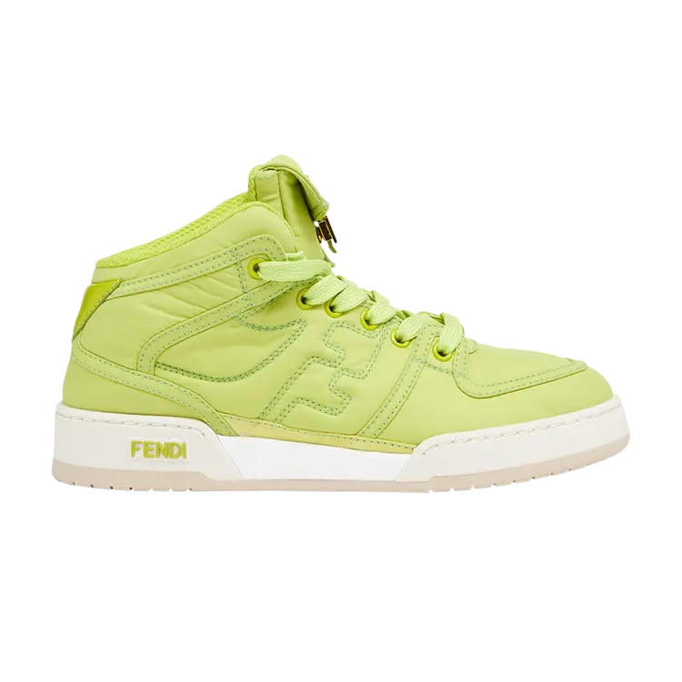 Кроссовки Fendi Wmns Match High, цвет Wasabi Latte