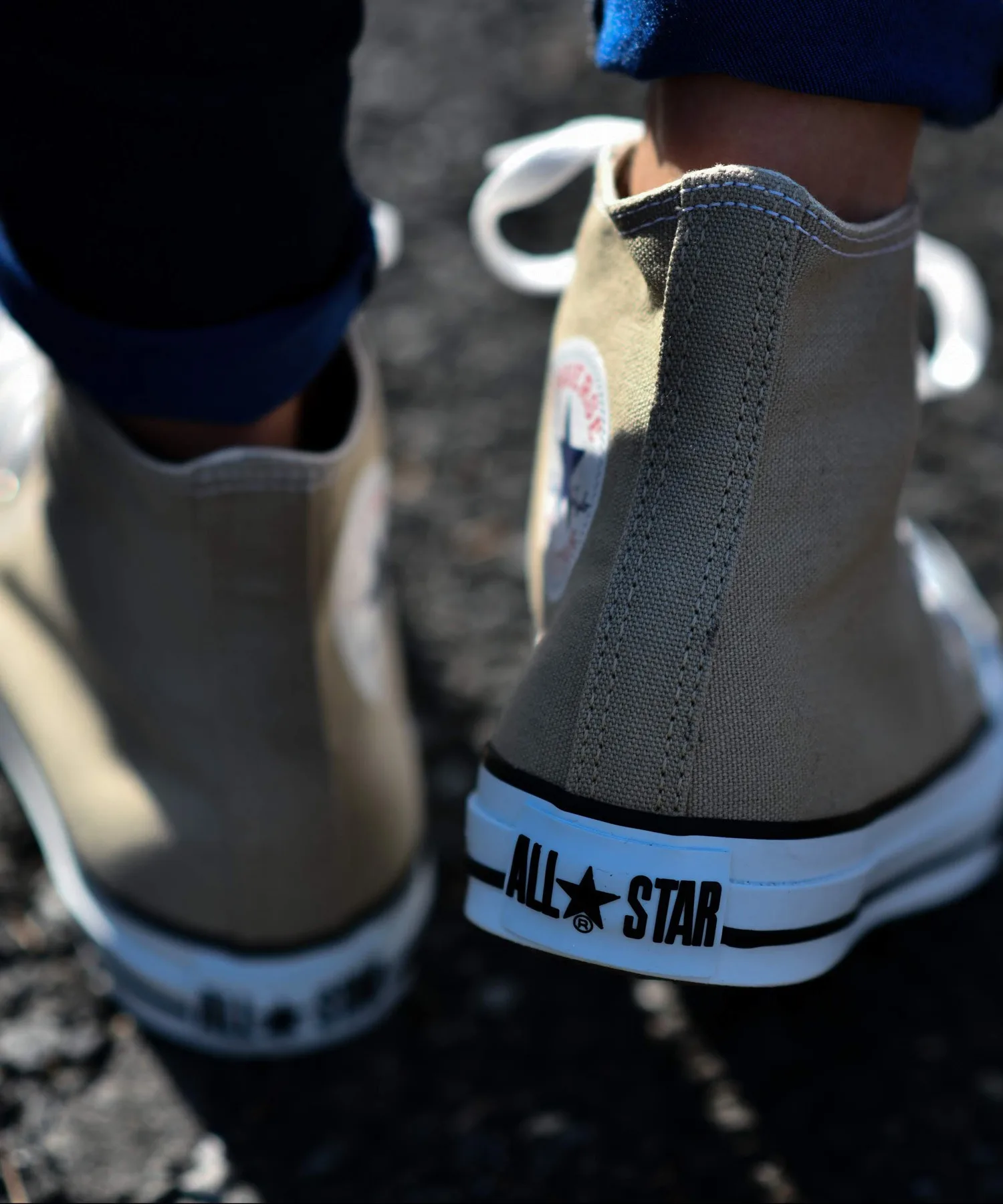 Кроссовки высокие CONVERSE ALL STAR COLORS HI бежевые — фото 3
