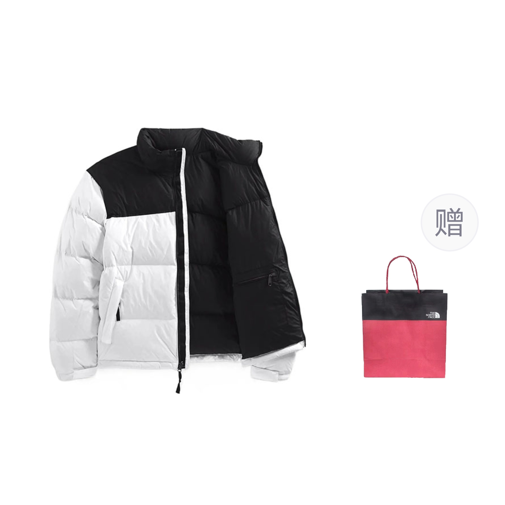 

THE NORTH FACE Пуховик мужской белый