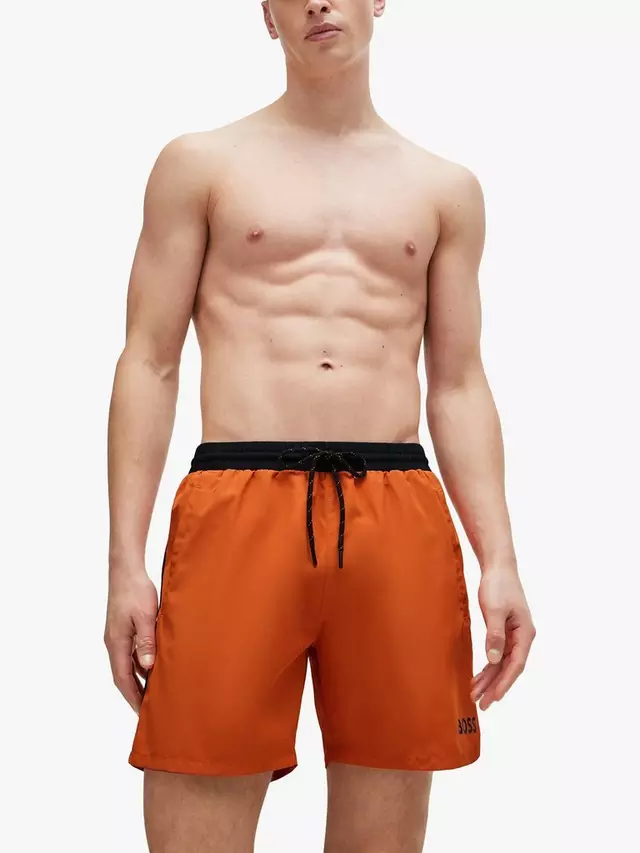 

Шорты для плавания HUGO BOSS BOSS Starfish, цвет bright orange