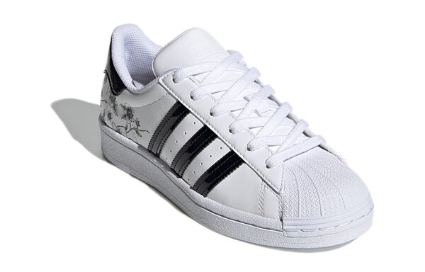 Кроссовки оригиналы суперзвезда j Adidas, белый — фото 3