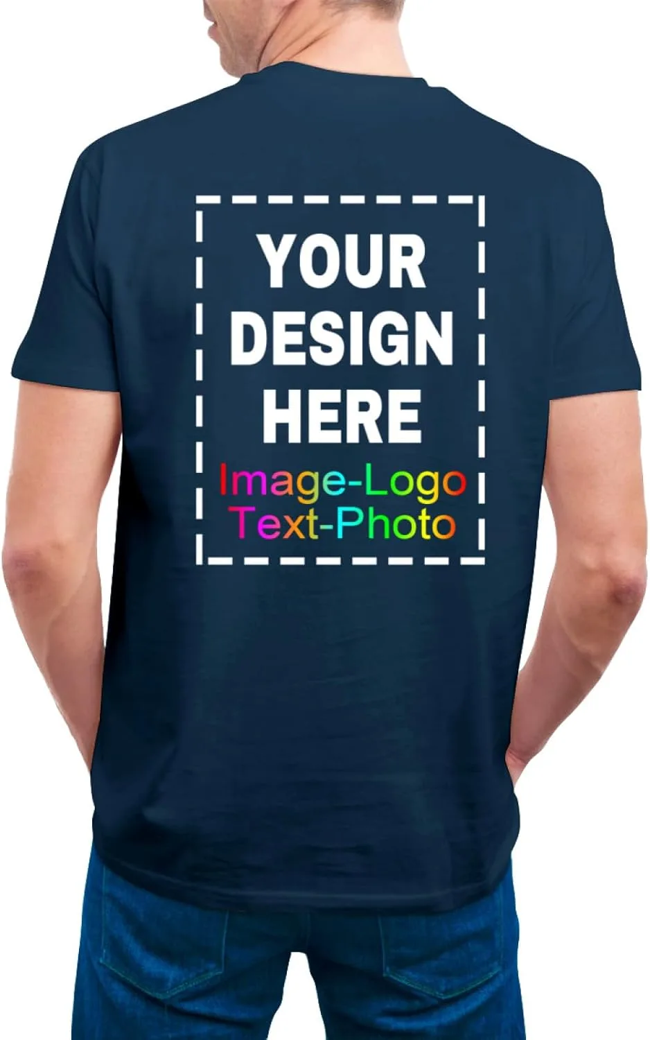 Футболка Custom с принтом на заказ — фото 3