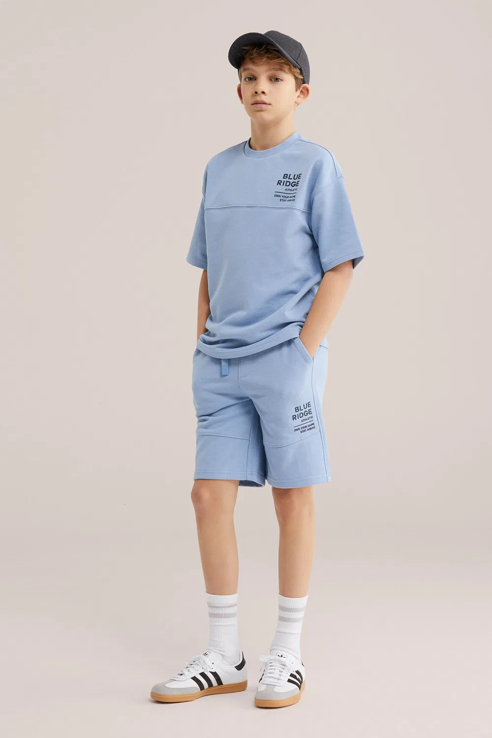 Обычные брюки We Fashion, Smoke Blue — фото 4