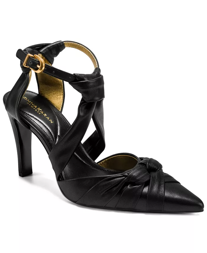 Женские туфли-лодочки Phia с ремешками Donna Karan New York, черный