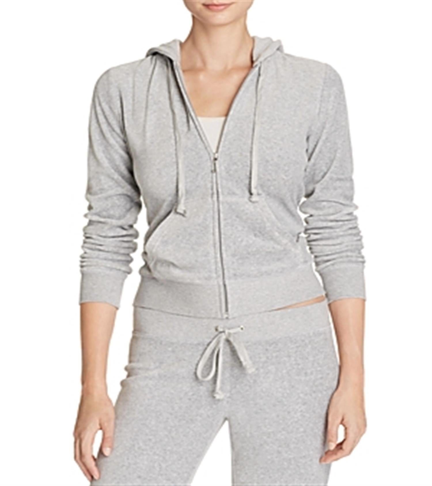 

Куртка Robertson Velour Hoodie в цвете Charcoal Gray Juicy Couture, серый