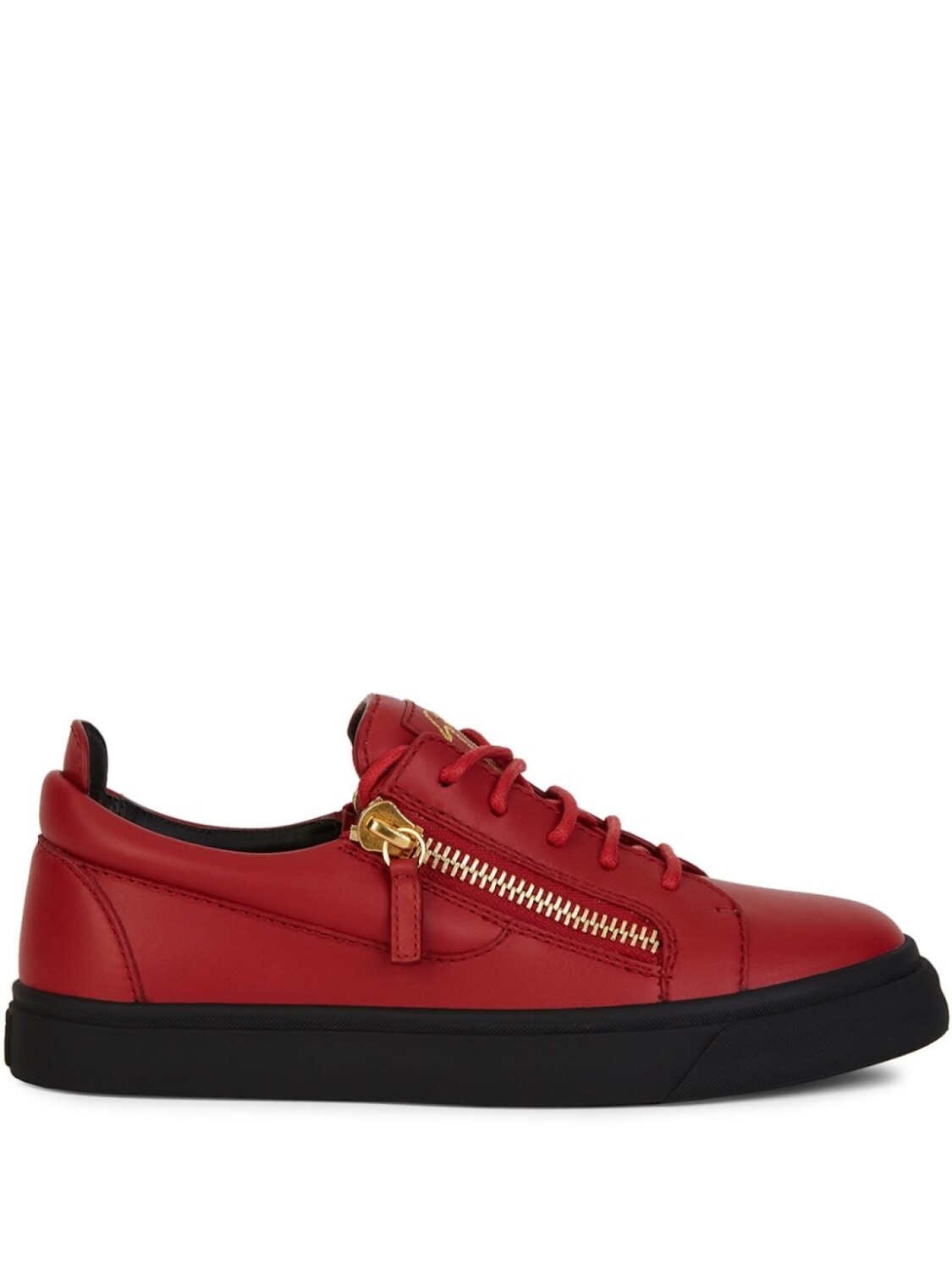 Кроссовки Frankie на молнии Giuseppe Zanotti, красный
