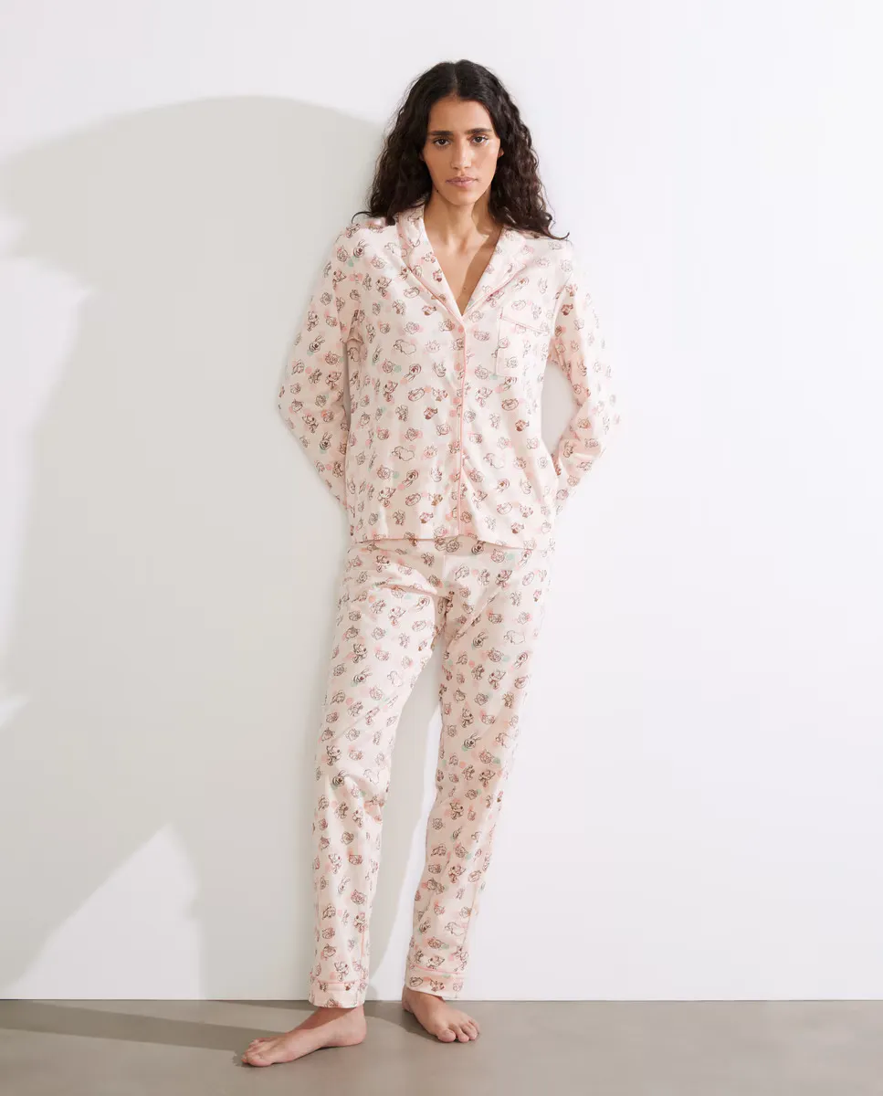

Дисней женская пижама животные Easy Wear, розовый