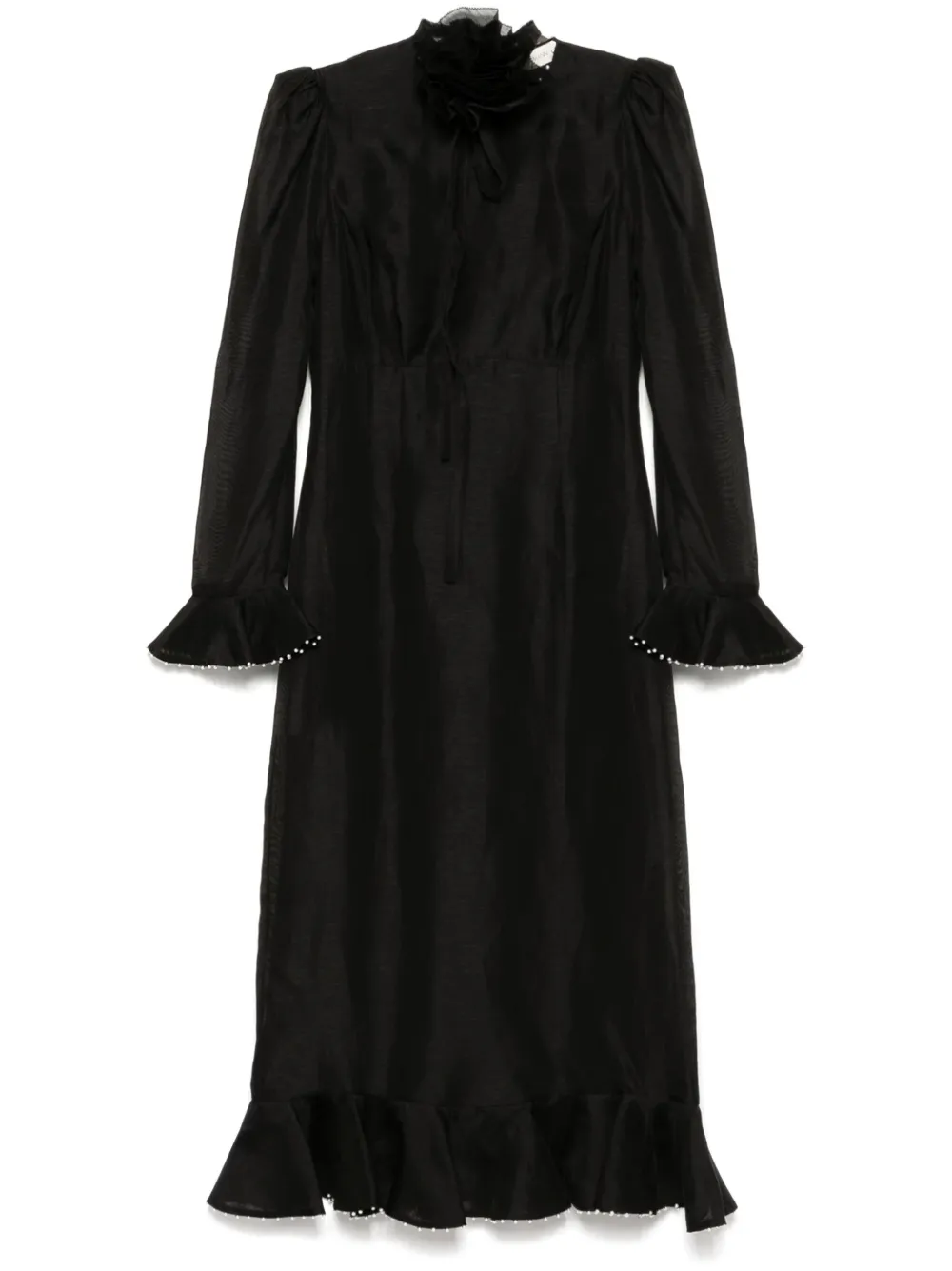 

Платье Crush Flower ZIMMERMANN, черный