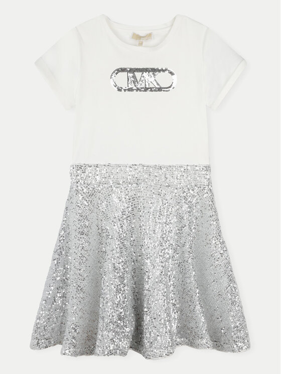 

Платье на каждый день обычный крой R30173 M Michael Kors Kids, серебряный
