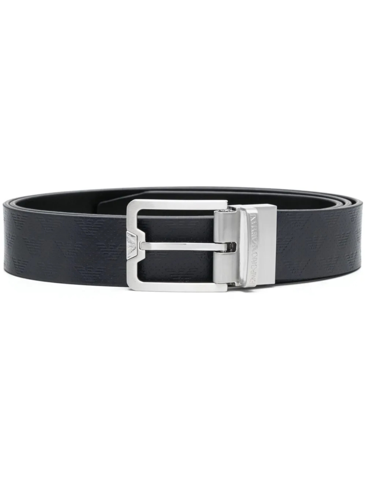 

Ремень с пряжкой Emporio Armani, черный