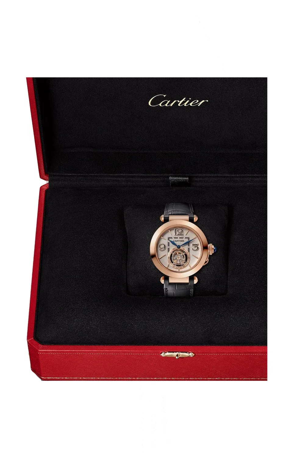 PASHA DE CARTIER, 41 ММ, РОЗОВОЕ ЗОЛОТО, ТУРБИЙОН - WHPA0010, золотой — фото 2