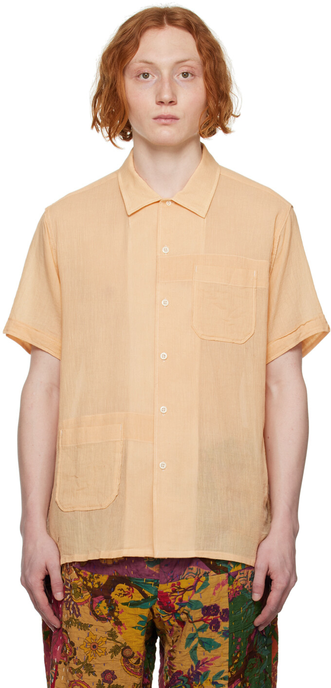 

Оранжевая рубашка для лагеря Engineered Garments