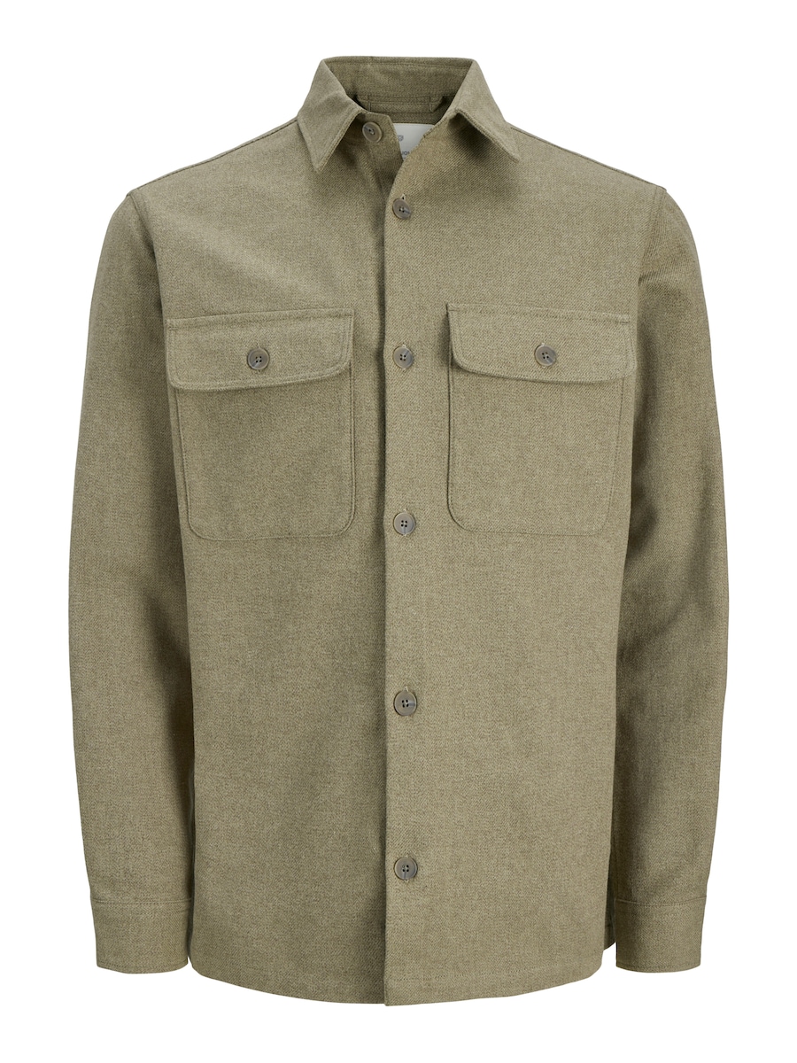 

Рубашка на пуговицах классического кроя Jack & Jones Premium JJRAYLE, хаки